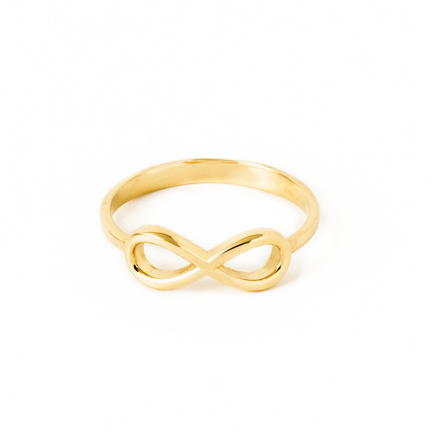 Bold Infinity Symbol 14K Gold Ring